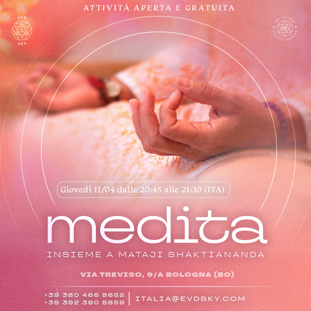 "Meditazione con Shaktiananda Ma" a Bologna