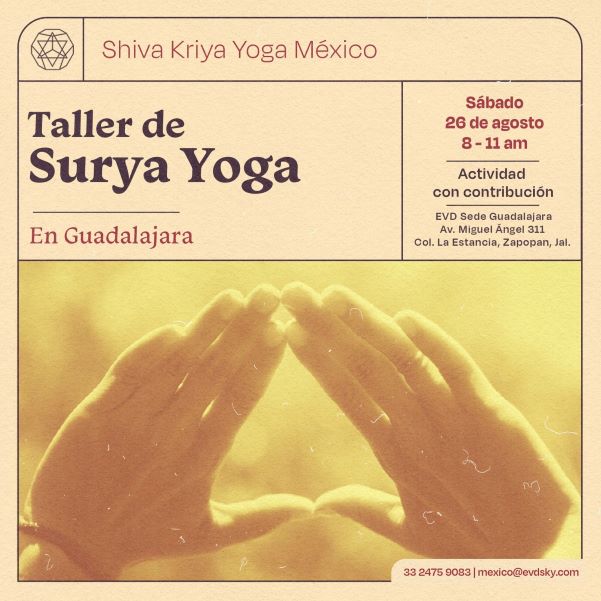 EN GUADALAJARA - Taller de Surya Yoga